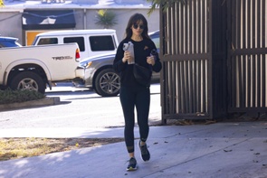 Alison Brie Departs from Private Gym in LA